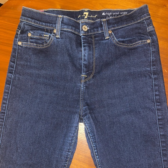 7 for all mankind high waist denim - Picture 8 of 10